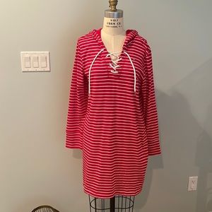 Women’s Tommy Hilfiger red/white striped dress NWT M